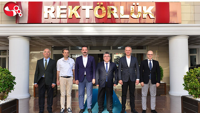 Alan ve Çağlayan’dan Rektör Özölçer’e ziyaret