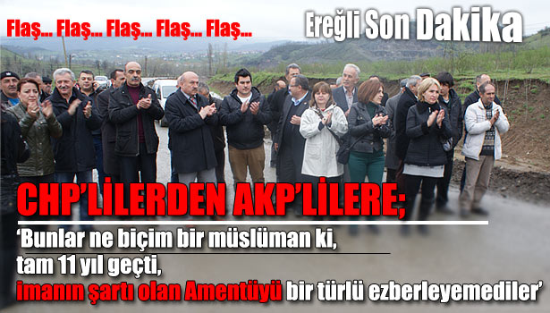 CHP'LİLERDEN 'BİTMEZ YOLUN' 11 YILLIK ÖZETİ (!)