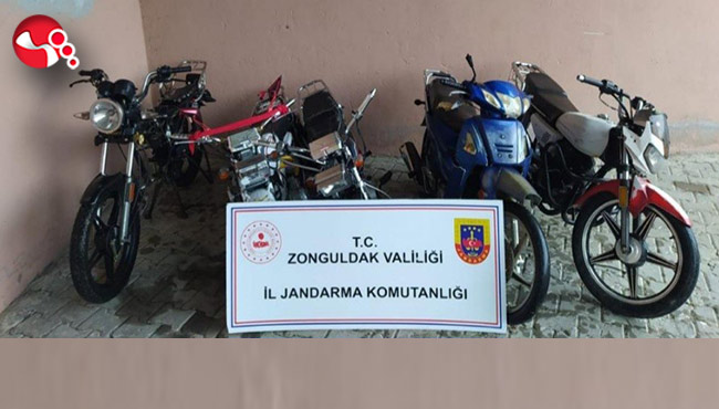 Motosikletleri çalmışlardı