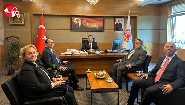 Rektör Özölçer’den Prof. Dr. Mahmut Özer’e ziyaret