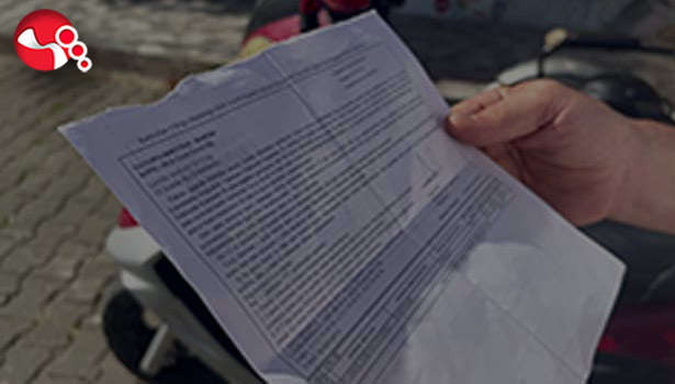 Geçmediği gişeden ceza yediğini iddia etti