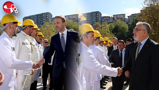 Bakan Bayraktar ve Bakan Işıkhan’ı Karşıladılar