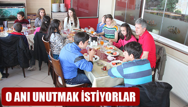 KAZAZEDE ÖĞRENCİLERİN YANINDA