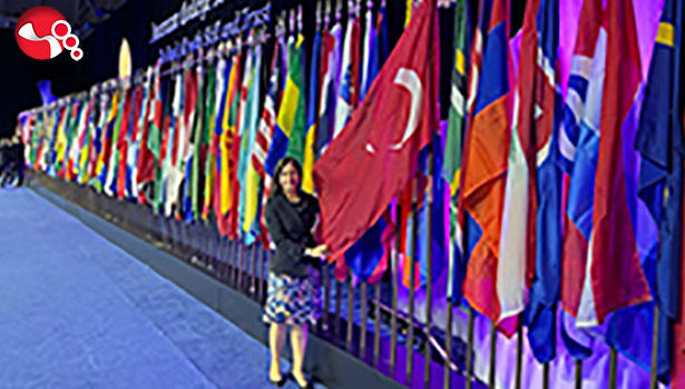 Prof. Dr. Karadeniz Çakmak,ülkemizi ve ZBEÜ'yü temsil etti