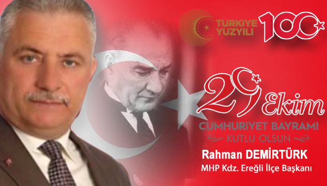 Cumhuriyetimizin 100. Yılı Kutlu Olsun...