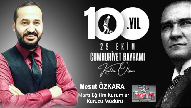 Cumhuriyetimizin 100. Yılı Kutlu Olsun...