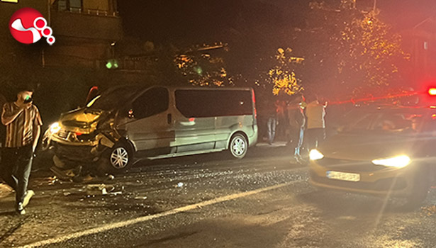 Kafa kafaya çarpıştılar: Yaralılar var