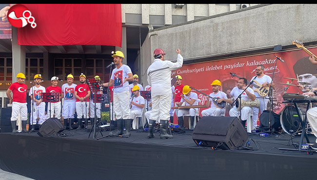 Madencilerden 29 Ekim'e özel konser!..