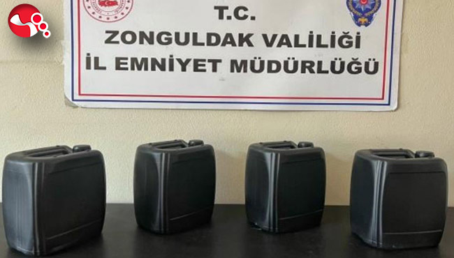 Litrelerce kaçak alkol ele geçirildi…