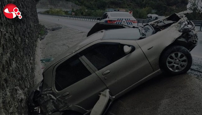 Yağışlı havada kontrolden çıkınca!...