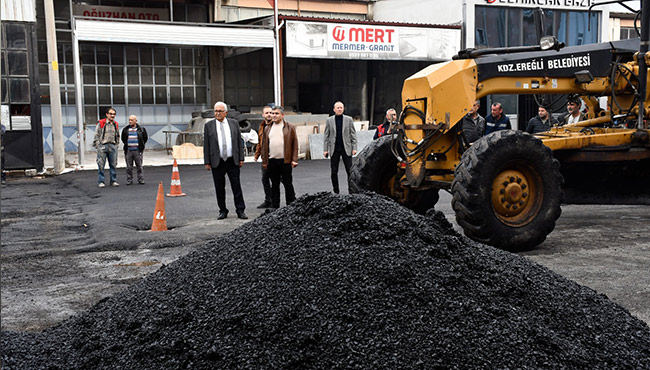 Başkan Posbıyık, yerinde inceledi: Esnaflar teşekkür etti...