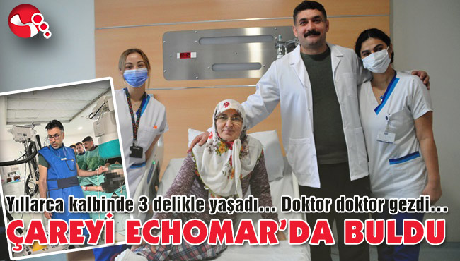 ÇAREYİ ECHOMAR’DA BULDU...