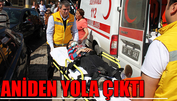 EREĞLİ'DE OTOMOBİL BİSİKLET KULLANAN ÇOCUĞA ÇARPTI