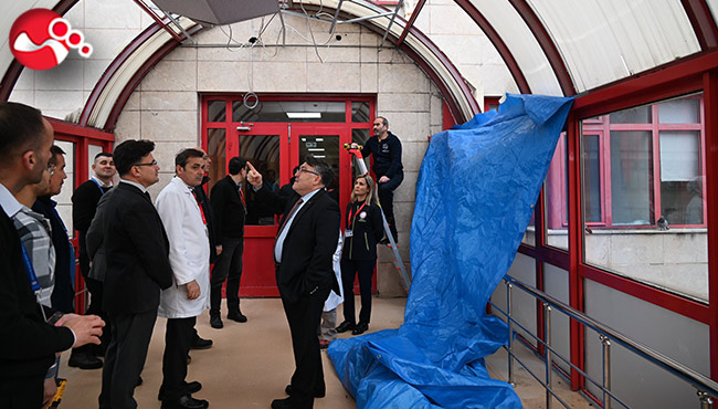 Rektör Özölçer’den Üniversite Hastanesi'ne ziyaret