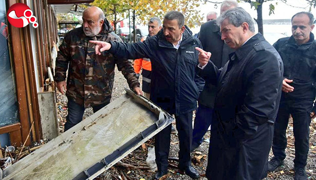 Vali Hacıbektaşoğlu, incelemelerde bulundu