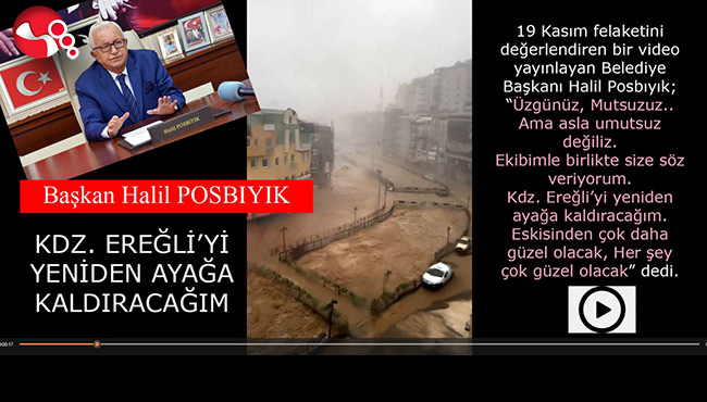 EREĞLİ’Yİ YENİDEN AYAĞA KALDIRACAĞIM