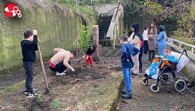 Özel Çocuklarda fidan dikimi heyecanı!..