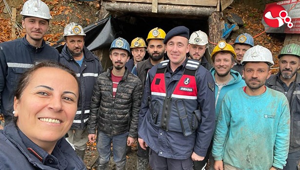 jandarma madencileri unutmadı