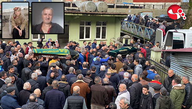 Anne ve oğula son görev!...