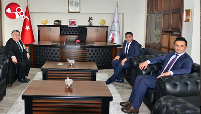 Rektör Özölçer, Başsavcı Kaynak ve Adalet Komisyonu Başkanı Ceyhan’ı makamında ağırladı