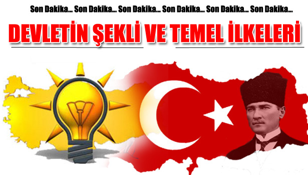 AK PARTİ YENİ ANAYASA ÖNERİSİNİ SUNDU