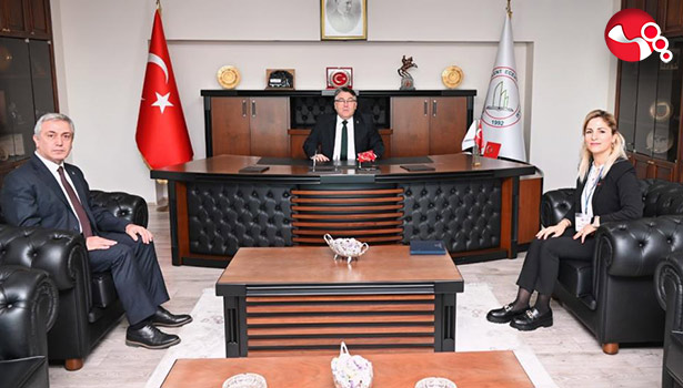 Doç. Dr. Çiğdemoğlu’ndan Rektör Özölçer’e ziyaret