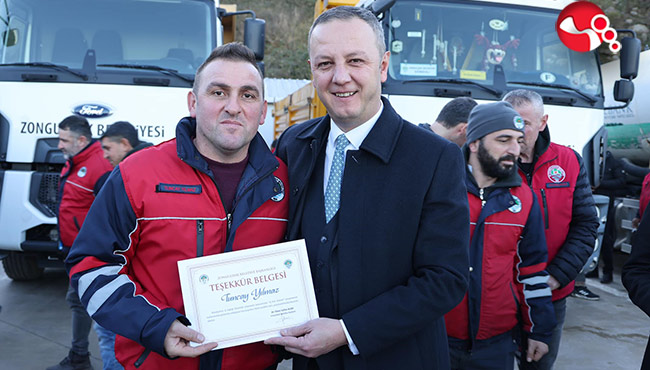 Başkan Alan, personeline teşekkür etti