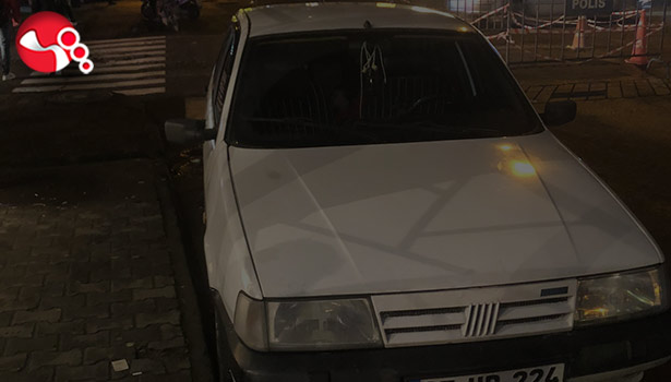 Otomobille Motosikletli çarpıştı!...