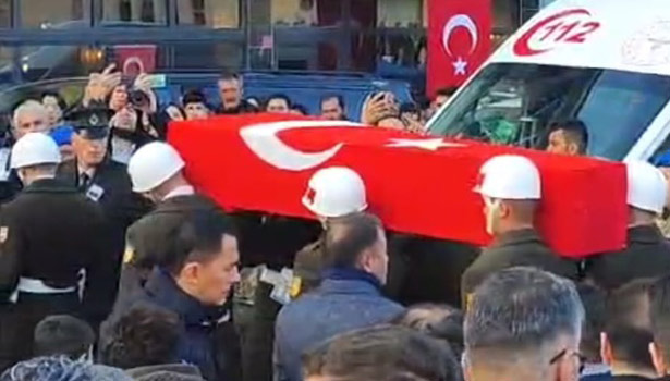 Şehidimize son görev!...