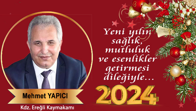 Yeni yılın sağlık, mutluluk ve esenlikler getirmesi dileğiyle...