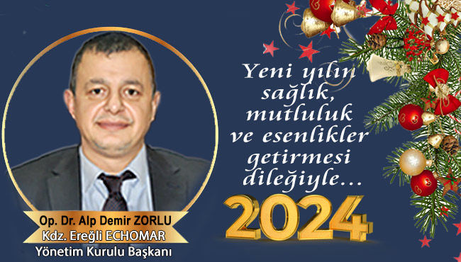 Yeni yılın sağlık, mutluluk ve esenlikler getirmesi dileğiyle...
