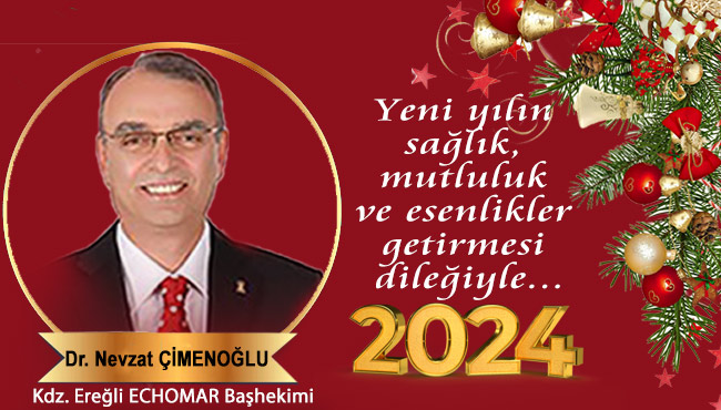 Yeni yılın sağlık, mutluluk ve esenlikler getirmesi dileğiyle...
