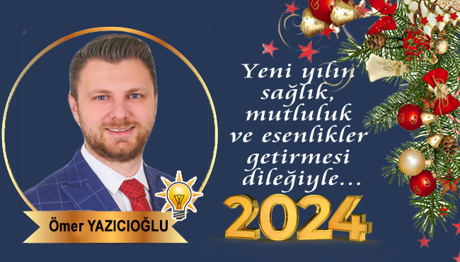 Yeni yılın sağlık, mutluluk ve esenlikler getirmesi dileğiyle...