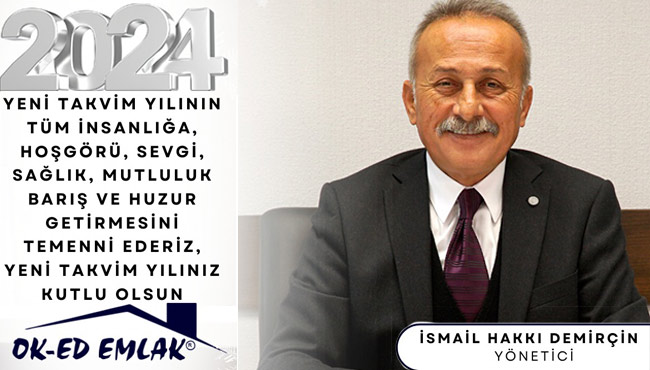 Yeni yılın sağlık, mutluluk ve esenlikler getirmesi dileğiyle...