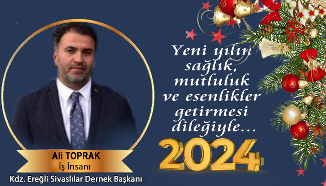 Yeni yılın sağlık, mutluluk ve esenlikler getirmesi dileğiyle...