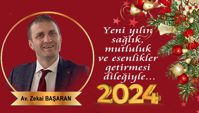 Yeni yılın sağlık, mutluluk ve esenlikler getirmesi dileğiyle...