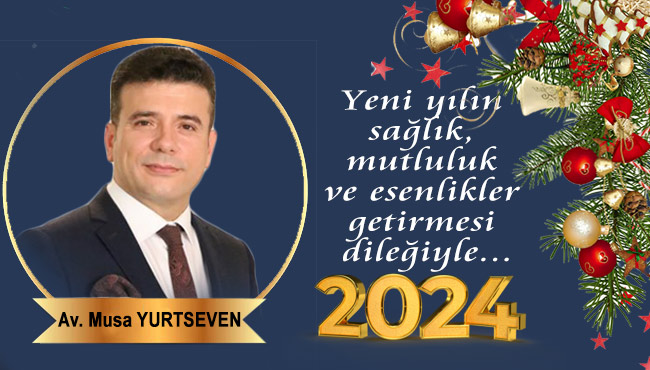 Yeni yılın sağlık, mutluluk ve esenlikler getirmesi dileğiyle...
