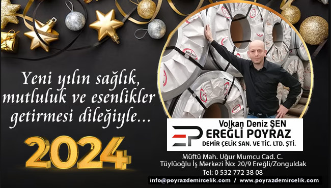 Yeni yılın sağlık, mutluluk ve esenlikler getirmesi dileğiyle... .