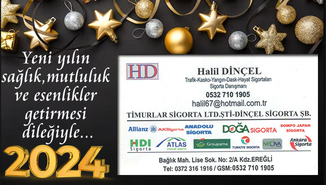 Yeni yılın sağlık, mutluluk ve esenlikler getirmesi dileğiyle...