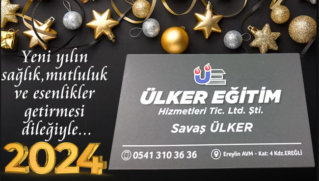 Yeni yılın sağlık, mutluluk ve esenlikler getirmesi dileğiyle...