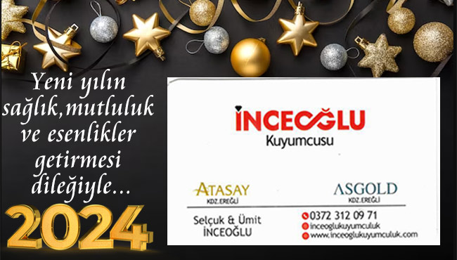 Yeni yılın sağlık, mutluluk ve esenlikler getirmesi dileğiyle...