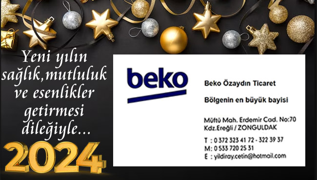 Yeni yılın sağlık, mutluluk ve esenlikler getirmesi dileğiyle...