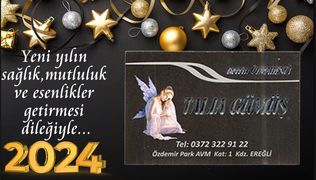 Yeni yılın sağlık, mutluluk ve esenlikler getirmesi dileğiyle...