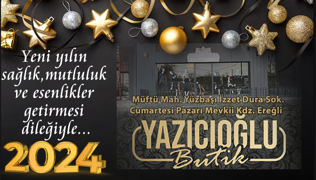 Yeni yılın sağlık, mutluluk ve esenlikler getirmesi dileğiyle...
