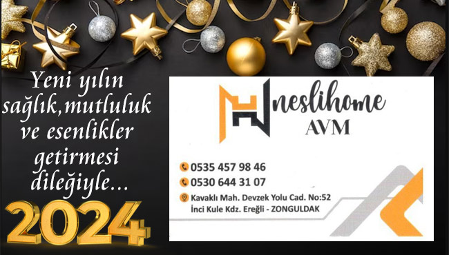 Yeni yılın sağlık, mutluluk ve esenlikler getirmesi dileğiyle...