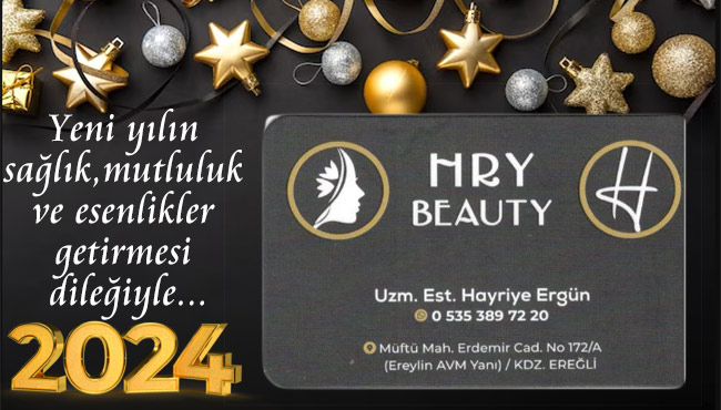 Yeni yılın sağlık, mutluluk ve esenlikler getirmesi dileğiyle...