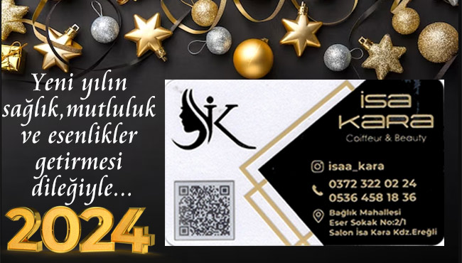 Yeni yılın sağlık, mutluluk ve esenlikler getirmesi dileğiyle...