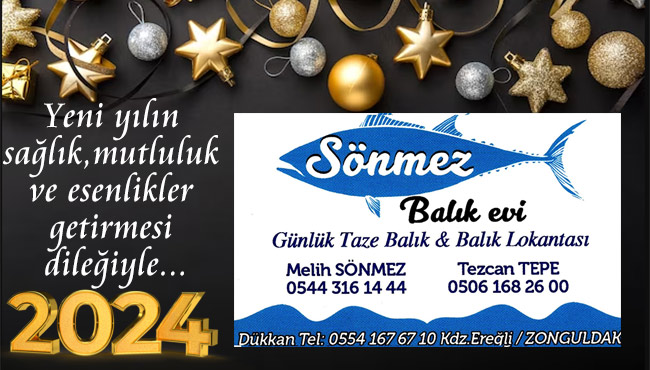 Yeni yılın sağlık, mutluluk ve esenlikler getirmesi dileğiyle...