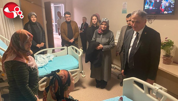 Hastalarımıza acil şifalar diledik...