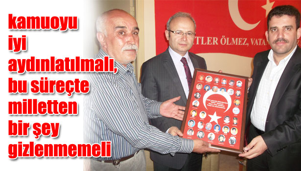 ŞEHİT AİLELERİ DERNEĞİNE GİTTİ